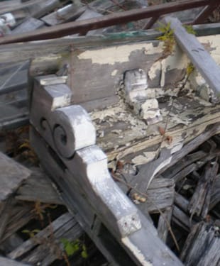 Historisches Baumaterial