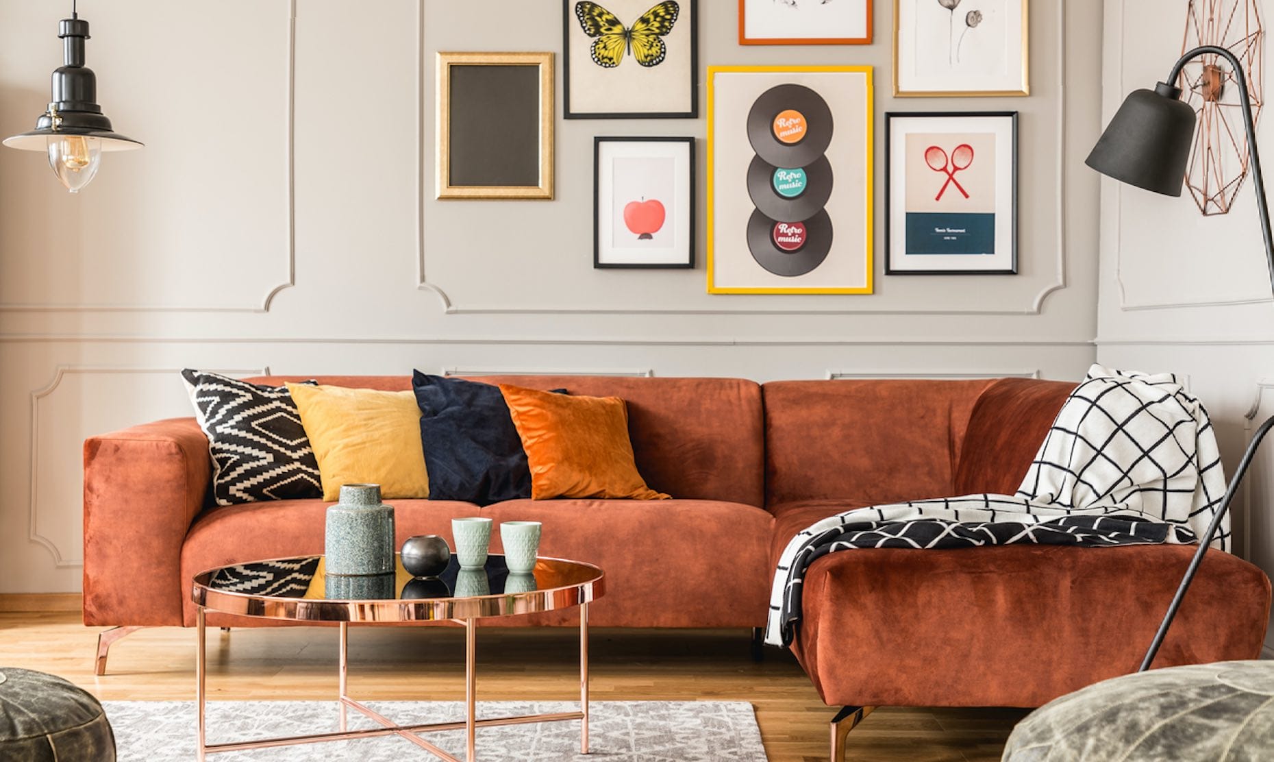 Sitzecke mit Bildern gestalten